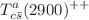 $$T_{c\bar{s}}^{a}(2900)^{++}$$