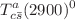 $$T_{c\bar{s}}^{a}(2900)^{0}$$
