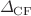 $$\varDelta _{\textrm{CF}}$$