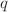 $$q$$