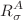 $$R^{A}_{\sigma }$$
