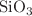 $$\hbox {SiO}_3$$