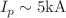 $$I_{p} \sim 5{\text{kA}}$$