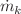 $$ \dot{m}_k $$