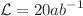 $$\mathcal {L} = 20 ab^{-1}$$