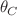 $$\theta_{C}$$