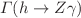 $$ \Gamma (h \rightarrow Z \gamma ) $$