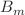 $$B_m$$