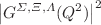 $$\left| G^{\Sigma , \Xi , \Lambda }(Q^2)\right| ^2$$